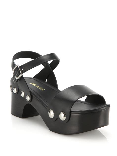 prada clog sandals